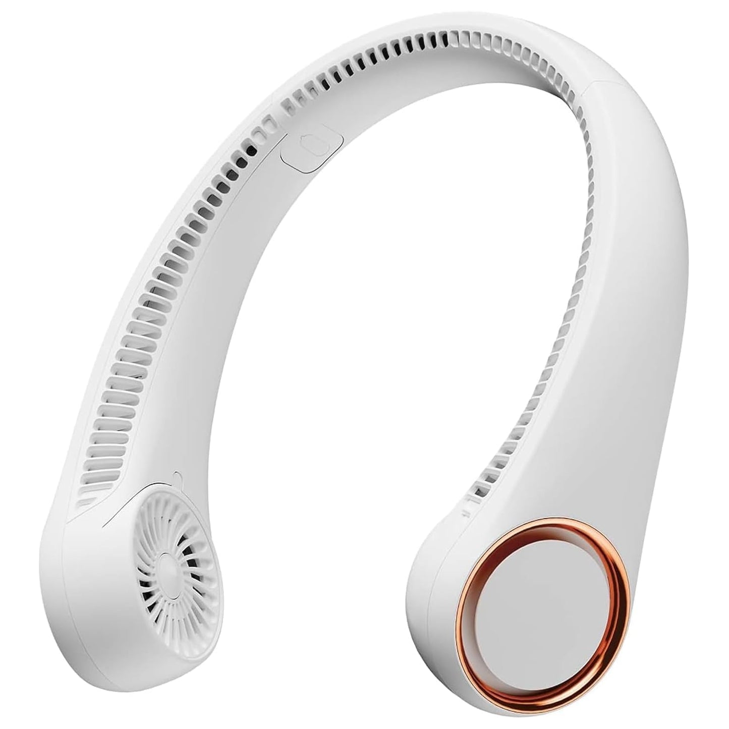 VOTANO Portable Neck Fan, Hands-Free Bladeless, 3 Speeds, 2000 mAh Battery Operated Wearable Personal Fan, Twistable, Rechargeable, Gift for Women Men- Multicolour