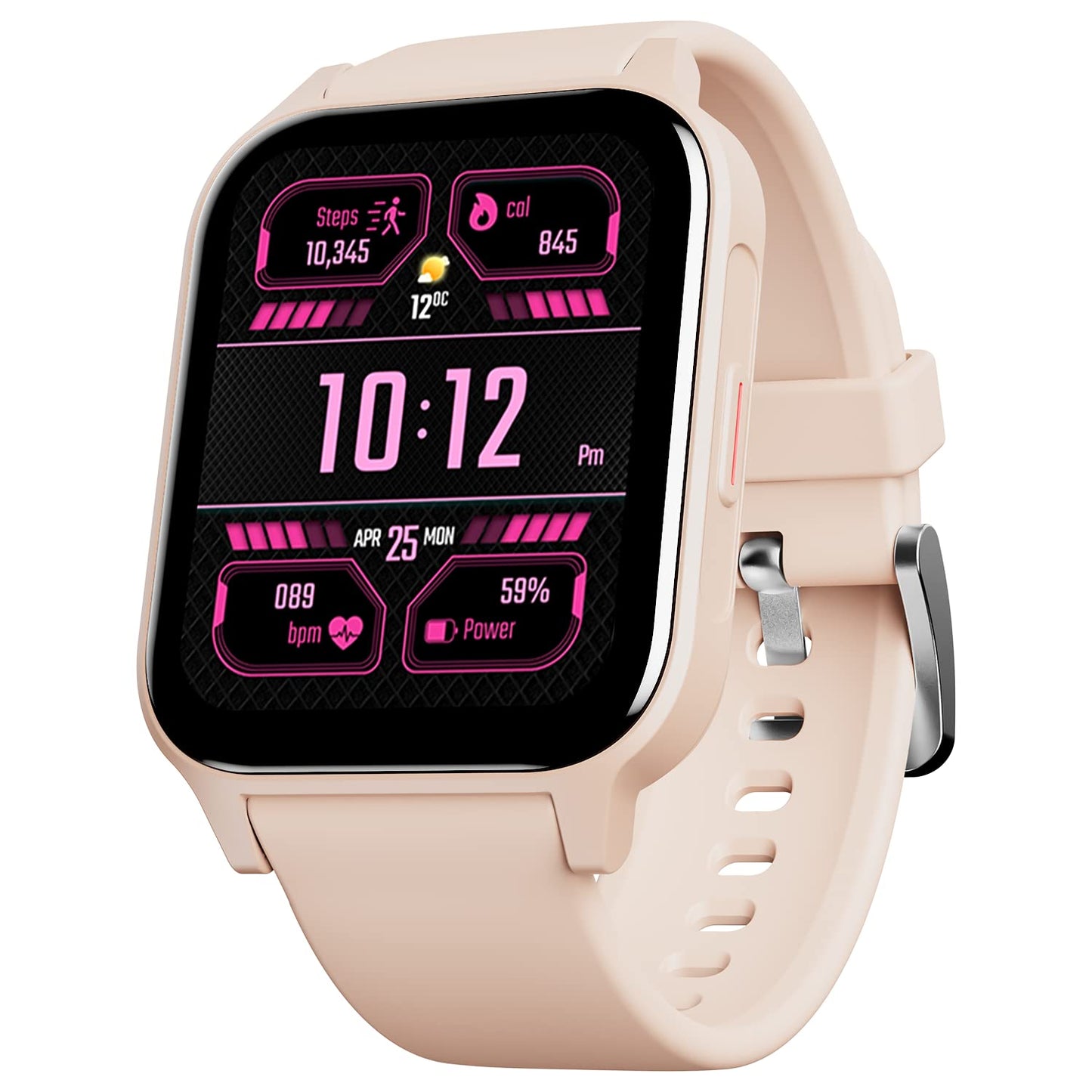 Boat Storm Call 3 w/Turn-by-Turn Navigation, 1.83" (4.6 cm) HD Display, Bluetooth Calling, Crest+ OS, QR Tray, Watch Face Studio, Coins, Emergency SOS Smart Watch for Men & Women(Active Black)