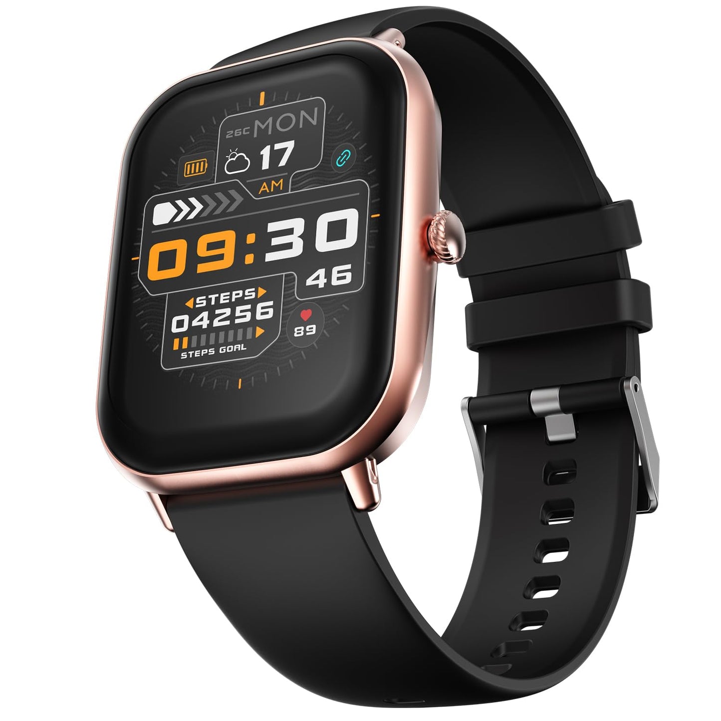 Fire-Boltt Ninja Call Pro Max Smart Watch 2.01 inch Display, Bluetooth Calling, 120+ Sports Modes, Health Suite, Voice Assistance (Black SS)