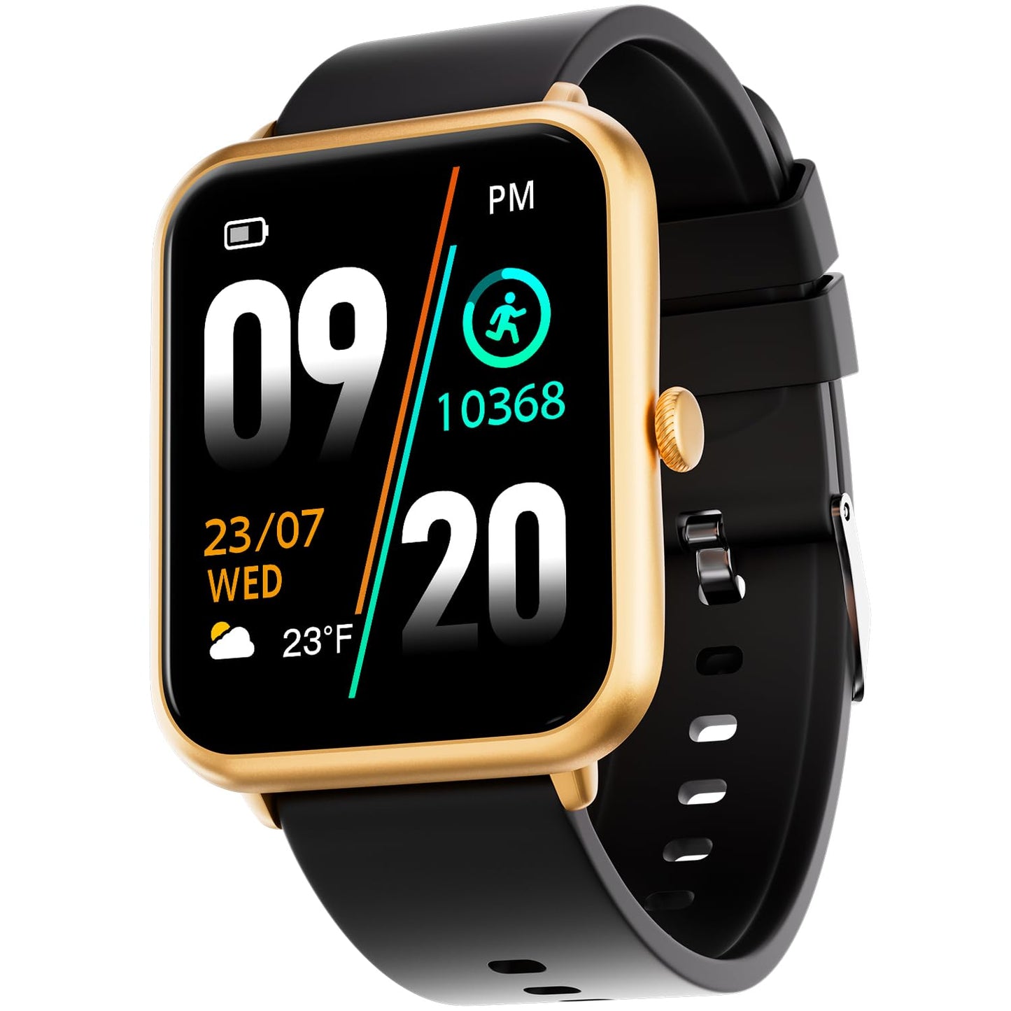Fire-Boltt Ninja Call Pro Plus Smart Watch 1.83 inch with Bluetooth Calling, AI Voice Assistance, 100 Sports Modes IP67 Rating, 240 * 280 Pixel High Resolution (Black)