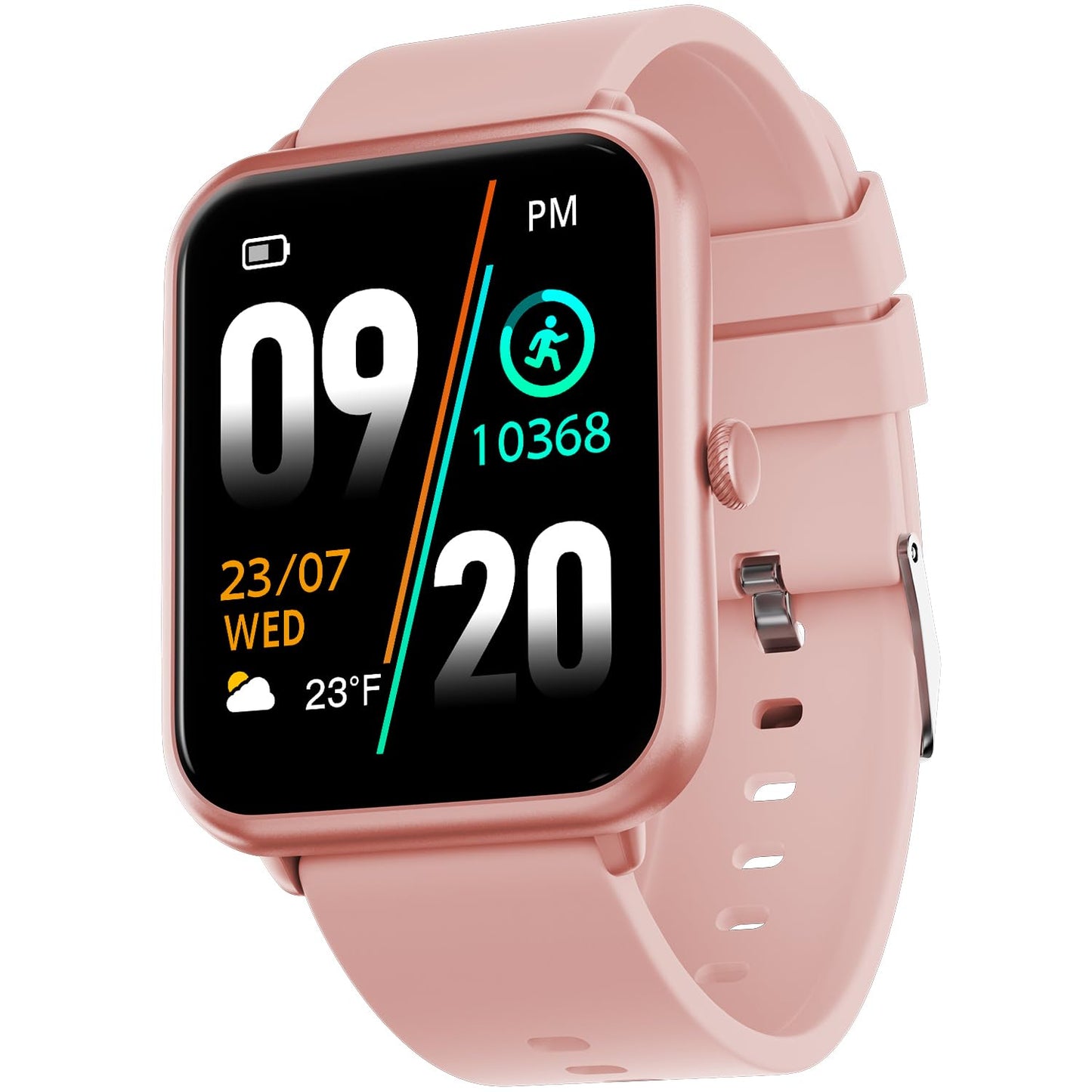 Fire-Boltt Ninja Call Pro Plus Smart Watch 1.83 inch with Bluetooth Calling, AI Voice Assistance, 100 Sports Modes IP67 Rating, 240 * 280 Pixel High Resolution (Black)