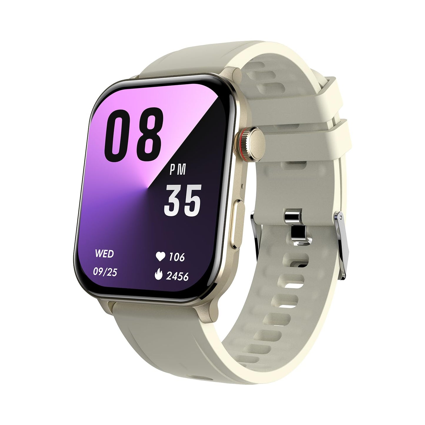 itel ICON 3 Smartwatch with Single chip BT Calling, 2.01" AMOLED Display, 500 Nits Brightness, Functional Crown, IP67 Waterproof, 170+ Watch Faces, 24Hr Health Monitor (Midnight Blue)