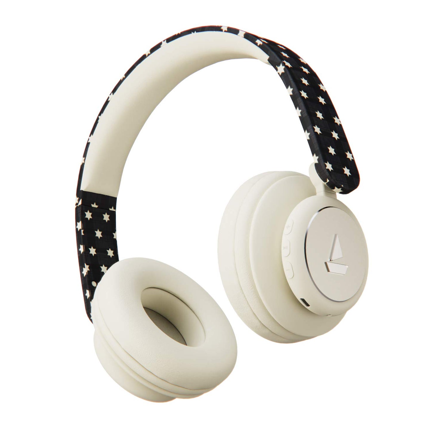 boAt Rockerz 450, 15 HRS Battery, 40mm Drivers, Padded Ear Cushions, Integrated Controls, Dual Modes, On Ear Bluetooth Headphones, Wireless Headphone with Mic (Luscious Black)