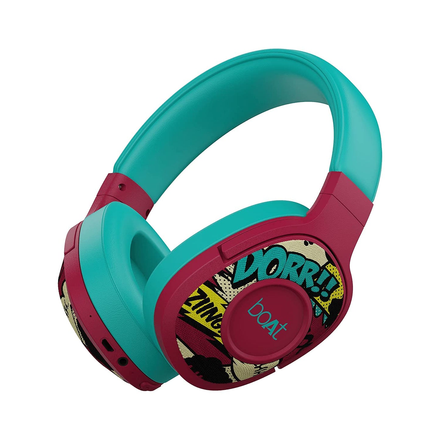 boAt Rockerz 550/Rockerz 558 Over Ear Bluetooth Headphones with Upto 20 Hours Playback, 50MM Drivers, Soft Padded Ear Cushions and Physical Noise Isolation(Black)