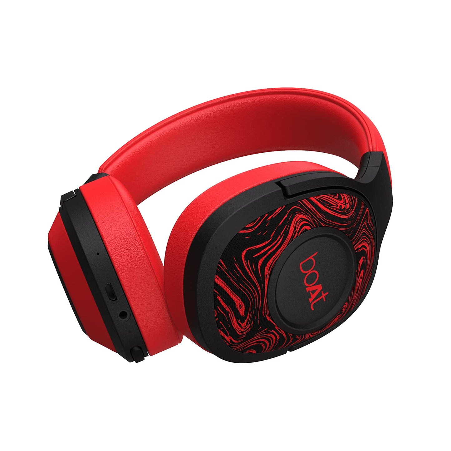 boAt Rockerz 550/Rockerz 558 Over Ear Bluetooth Headphones with Upto 20 Hours Playback, 50MM Drivers, Soft Padded Ear Cushions and Physical Noise Isolation(Black)