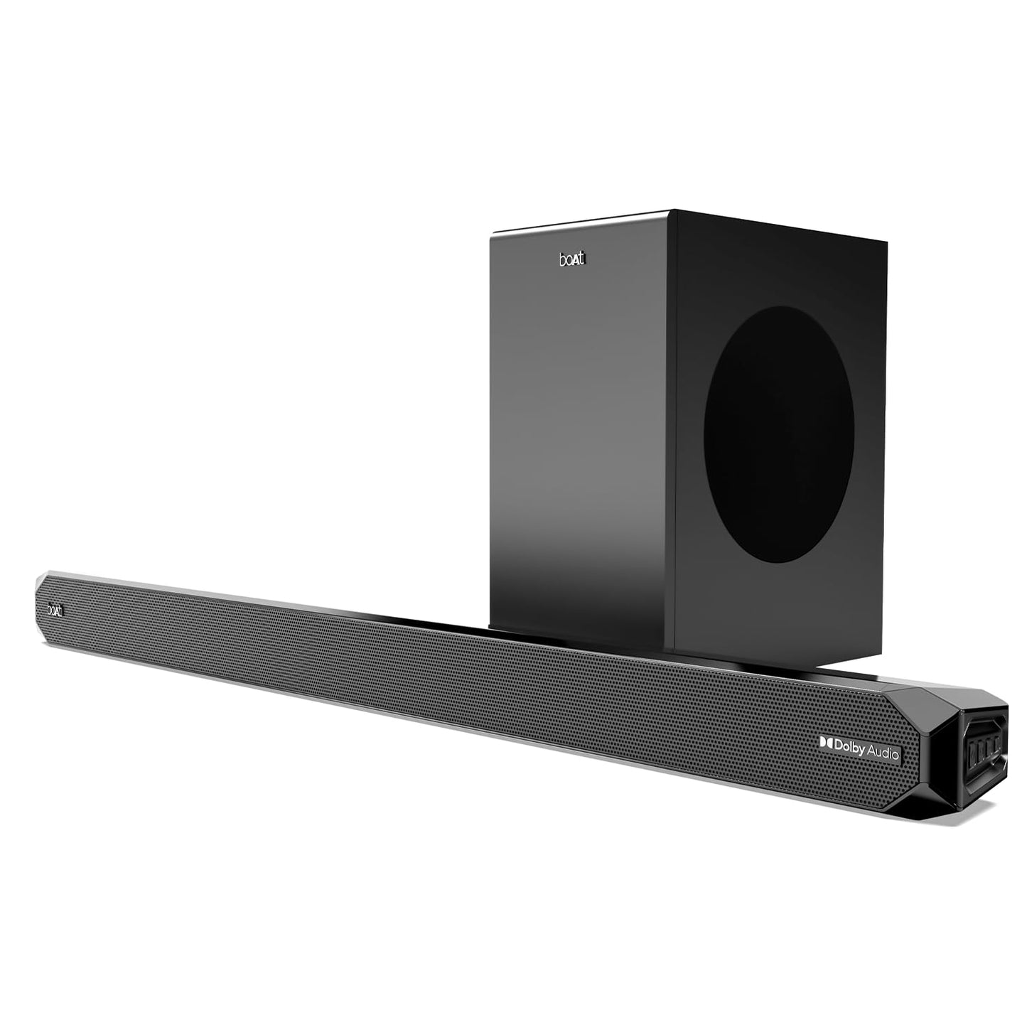 boAt Aavante Bar Azure Pro, 550 W Sound, 5.1CH with Wireless Rear Satellite Speakers, EQ Modes, BTv5.4,Multiple Ports, Master Remote, Bluetooth Sound Bar, Home Theatre Soundbar Speaker (Premium Black)