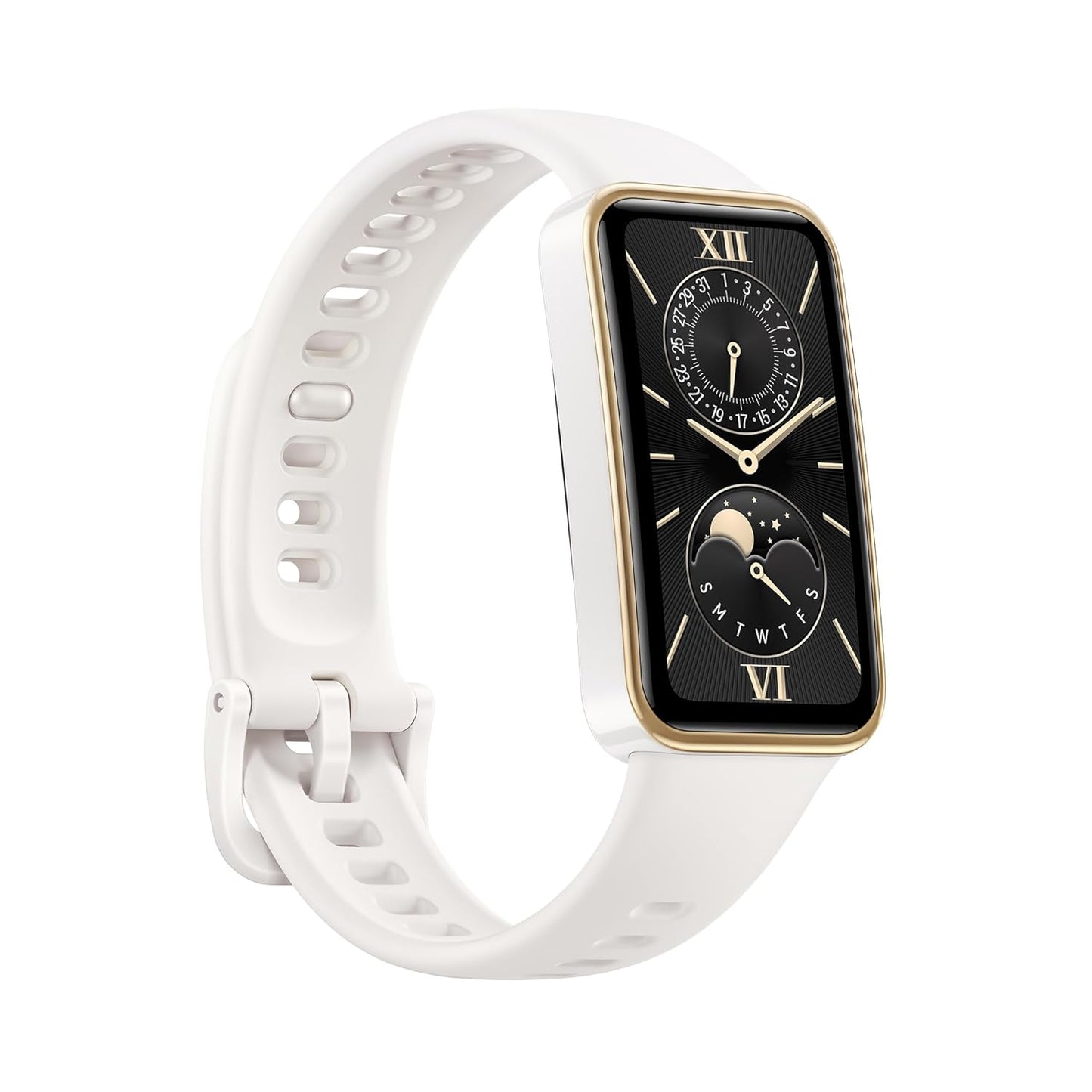 Huawei Band 9, Comfortable All-Day Wearing, Sleep Tracking, Fast Charging, Durable Battery, Intelligent Brightness Adjustments, 100 Different Workout Modes, Compatible with iOS&Android (White)
