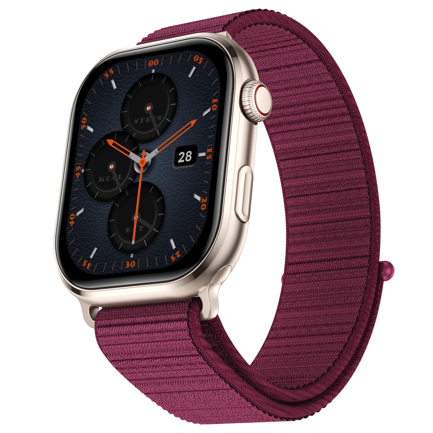 Fire-Boltt Brillia Smart Watch with 51.3mm (2.02 inch) AMOLED Display, Bluetooth Calling, SpO2, Heart Rate Monitoring, 120+ Sports Modes (Brillia, Black)