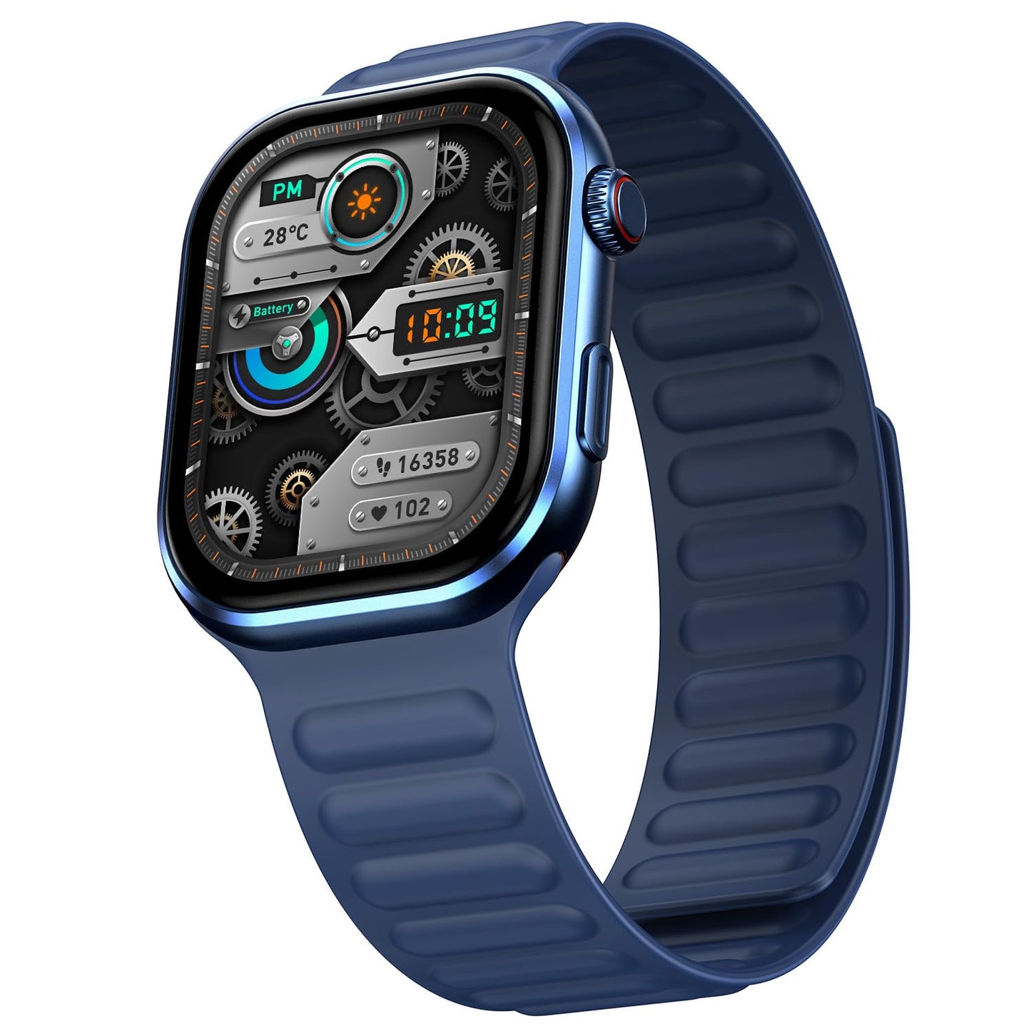 Fire-Boltt Brillia Smart Watch with 51.3mm (2.02 inch) AMOLED Display, Bluetooth Calling, SpO2, Heart Rate Monitoring, 120+ Sports Modes (Brillia, Black)