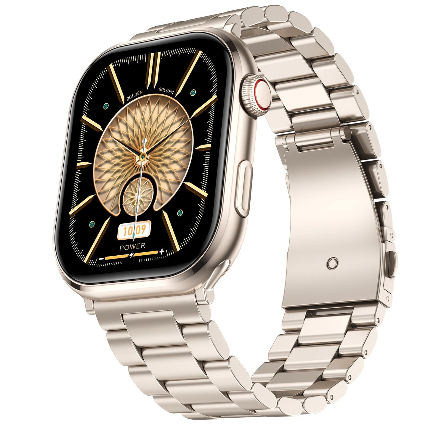 Fire-Boltt Brillia Smart Watch with 51.3mm (2.02 inch) AMOLED Display, Bluetooth Calling, SpO2, Heart Rate Monitoring, 120+ Sports Modes (Brillia, Black)