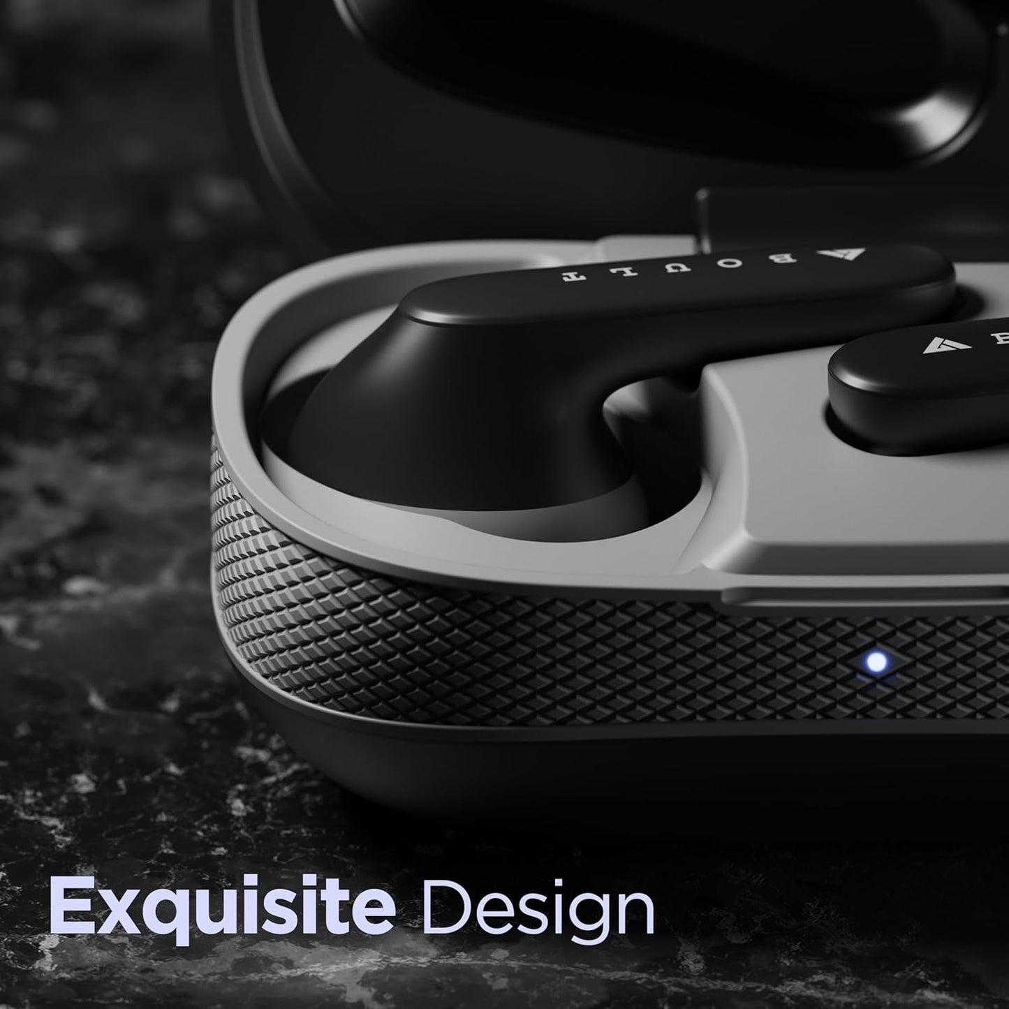 Boult Z20 Truly Wireless Bluetooth Ear Buds with 51H Playtime, Zen™ Calling ENC Mic, Made in India, Low Latency Gaming, Touch Controls, Rich Bass Drivers, TWS Earbuds Bluetooth Wireless (Jet Black)