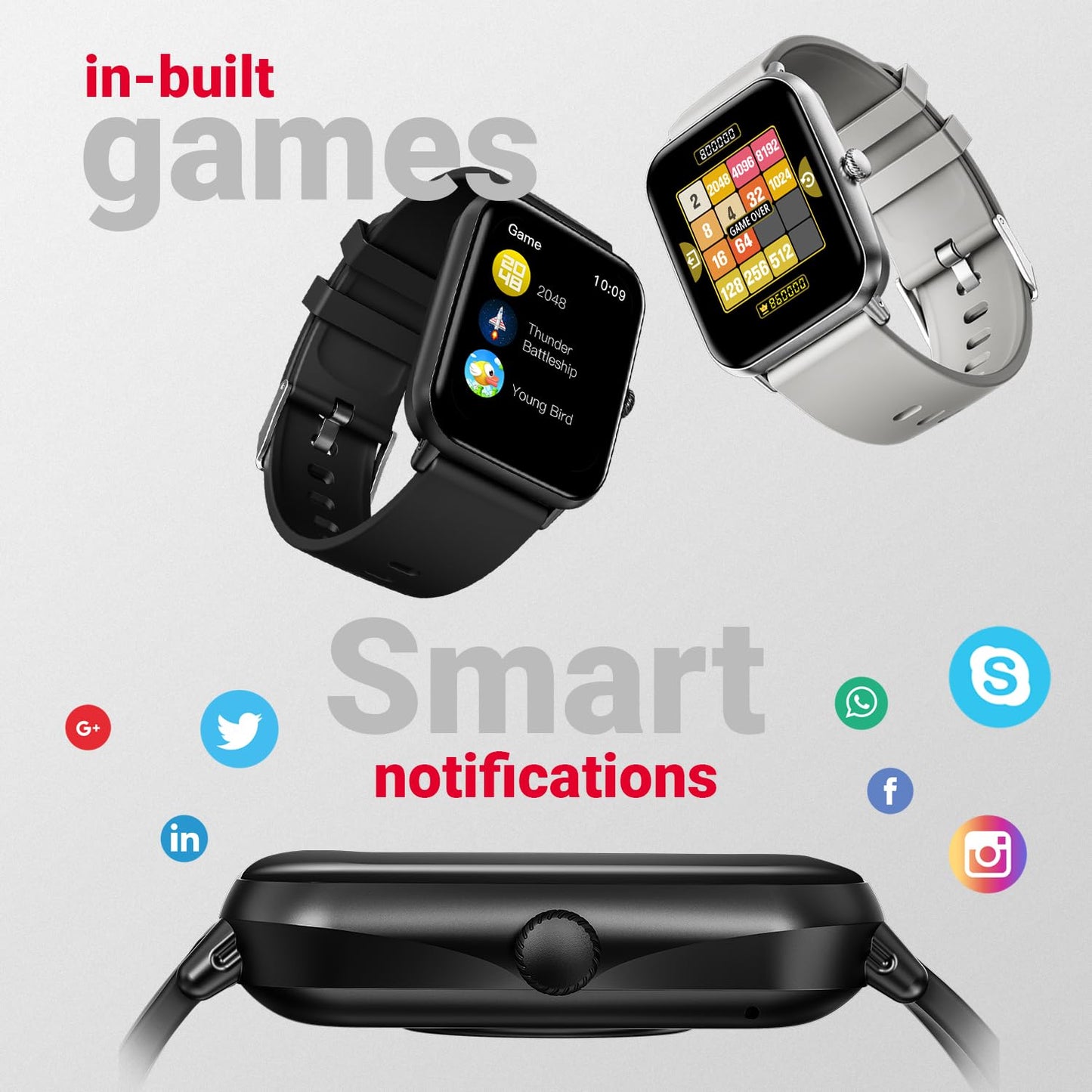 Fire-Boltt Ninja Call Pro Plus Smart Watch 1.83 inch with Bluetooth Calling, AI Voice Assistance, 100 Sports Modes IP67 Rating, 240 * 280 Pixel High Resolution (Black)