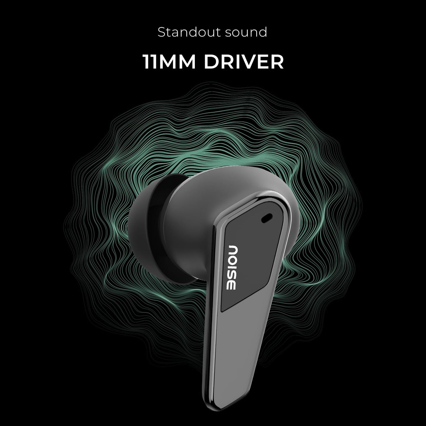Noise Buds N1 Pro in-Ear Truly Wireless Earbuds with Metallic Finish, ANC(Upto 30dB), 60H of Playtime, Dual Pairing, Instacharge(10 min=200 min), BT v5.3(Chrome Black)