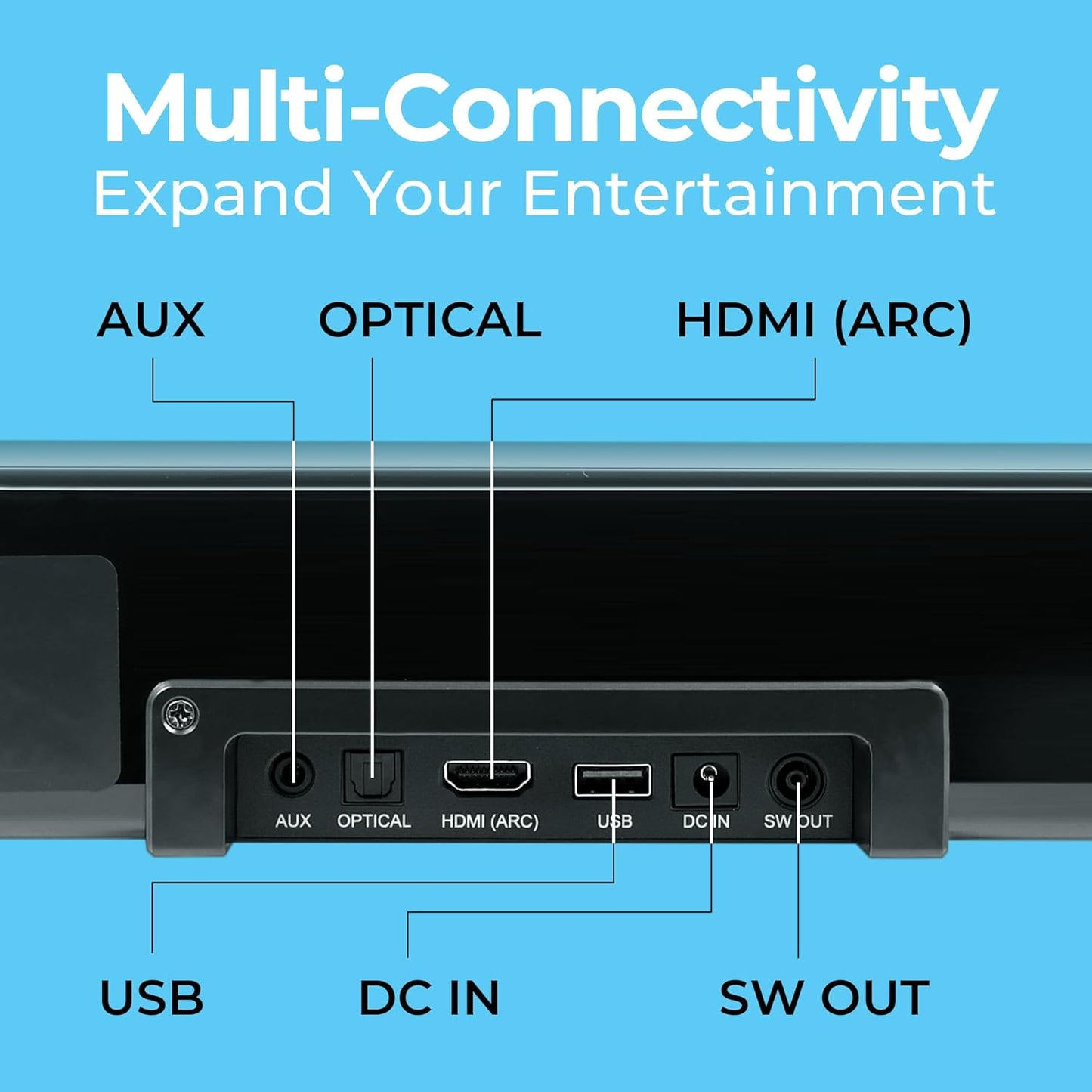 ZEBRONICS Juke BAR 3902 Soundbar with 140 Watts, HDMI (ARC), Optical, USB, AUX, Bluetooth v5.0, Virtual 5.1, Wall Mountable Design