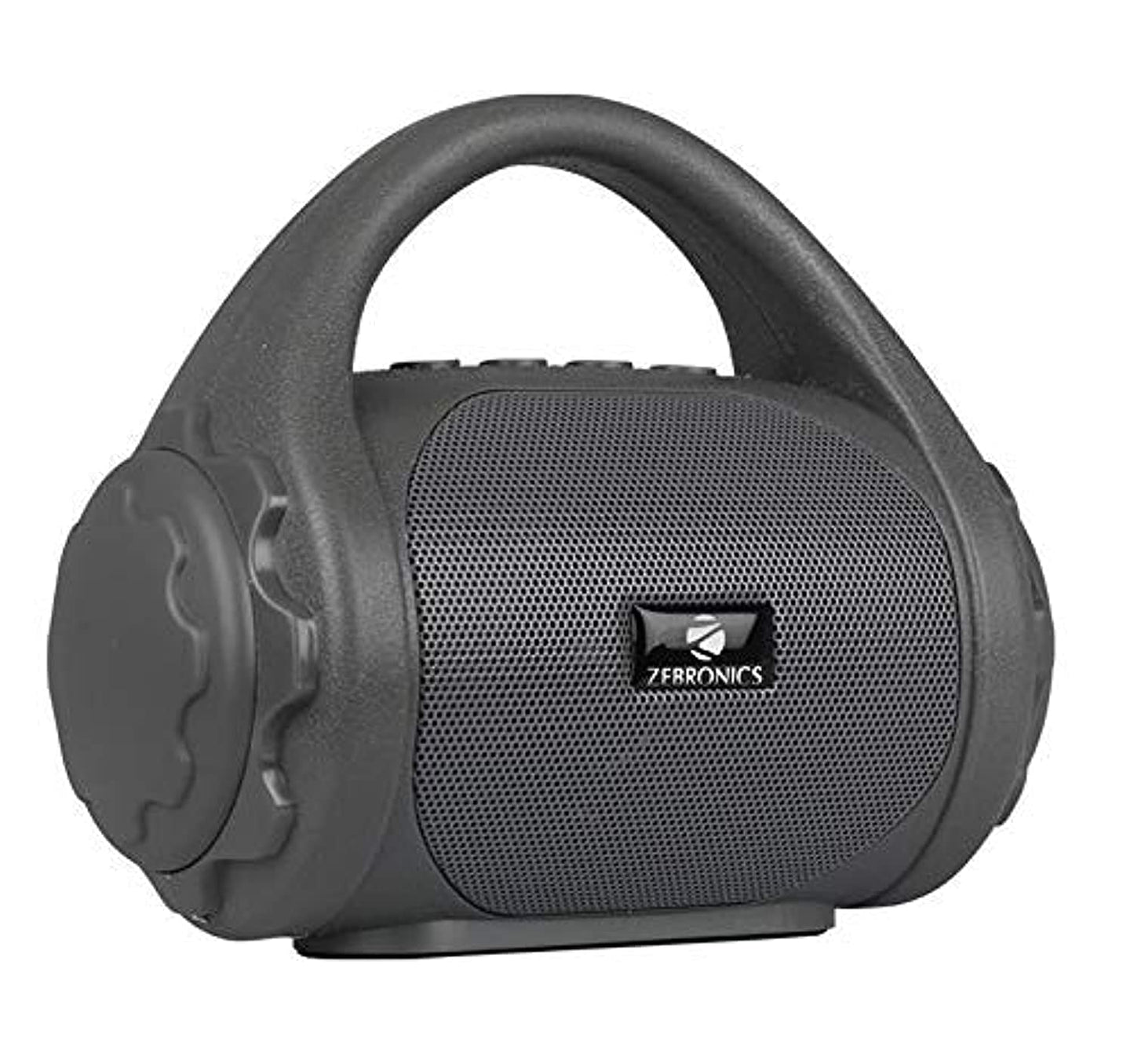 Zebronics ZEB-COUNTY 3W Wireless Bluetooth Portable Speaker With Supporting Carry Handle, USB, SD Card, AUX, FM & Call Function. (Black)