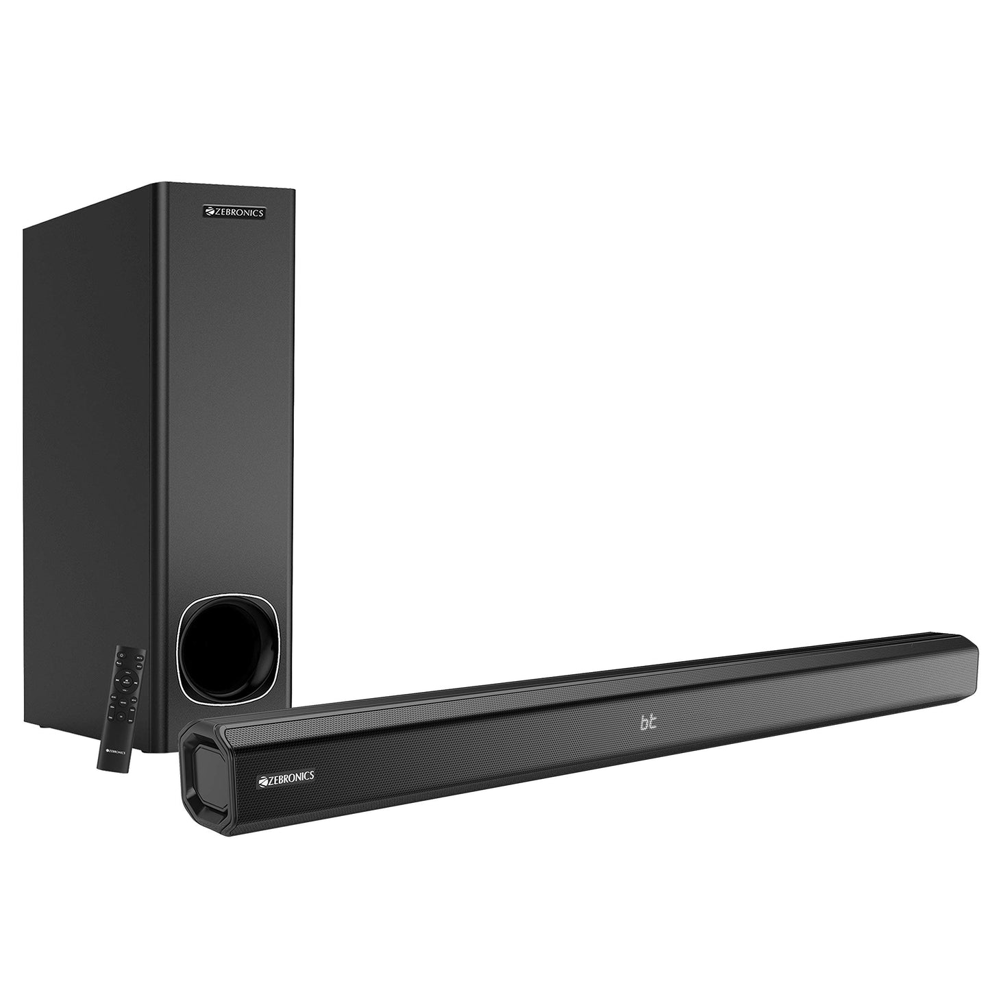 ZEBRONICS Juke BAR 7600 Soundbar, 300 Watts, 5.1 Surround, Dual Rear Satellites, Triple Driver Soundbar, 6.5"" Subwoofer, Bluetooth | HDMI (ARC) | Optical | USB | AUX