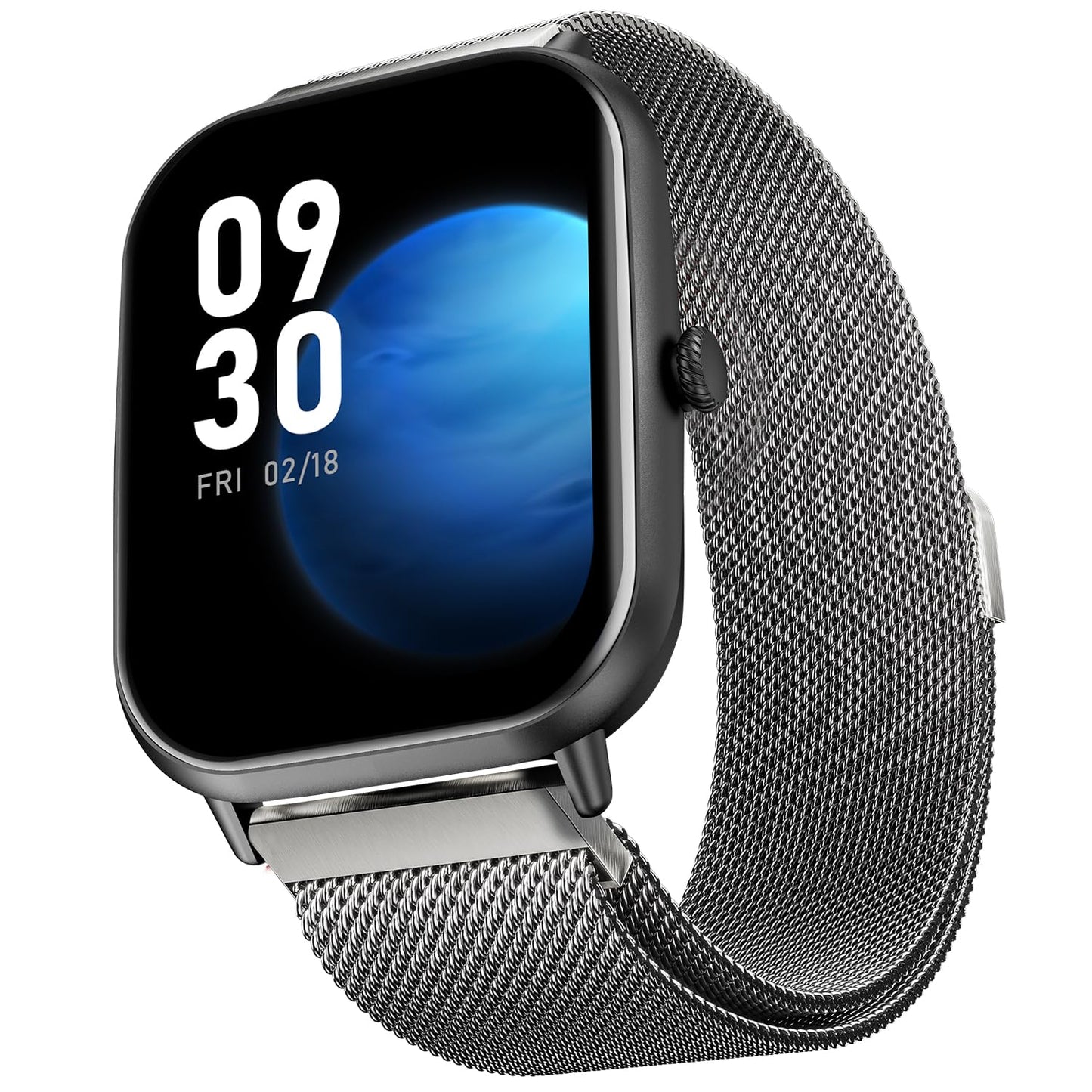 Fire-Boltt Ninja Call Pro Plus Smart Watch 1.83 inch with Bluetooth Calling, AI Voice Assistance, 100 Sports Modes IP67 Rating, 240 * 280 Pixel High Resolution (Black)
