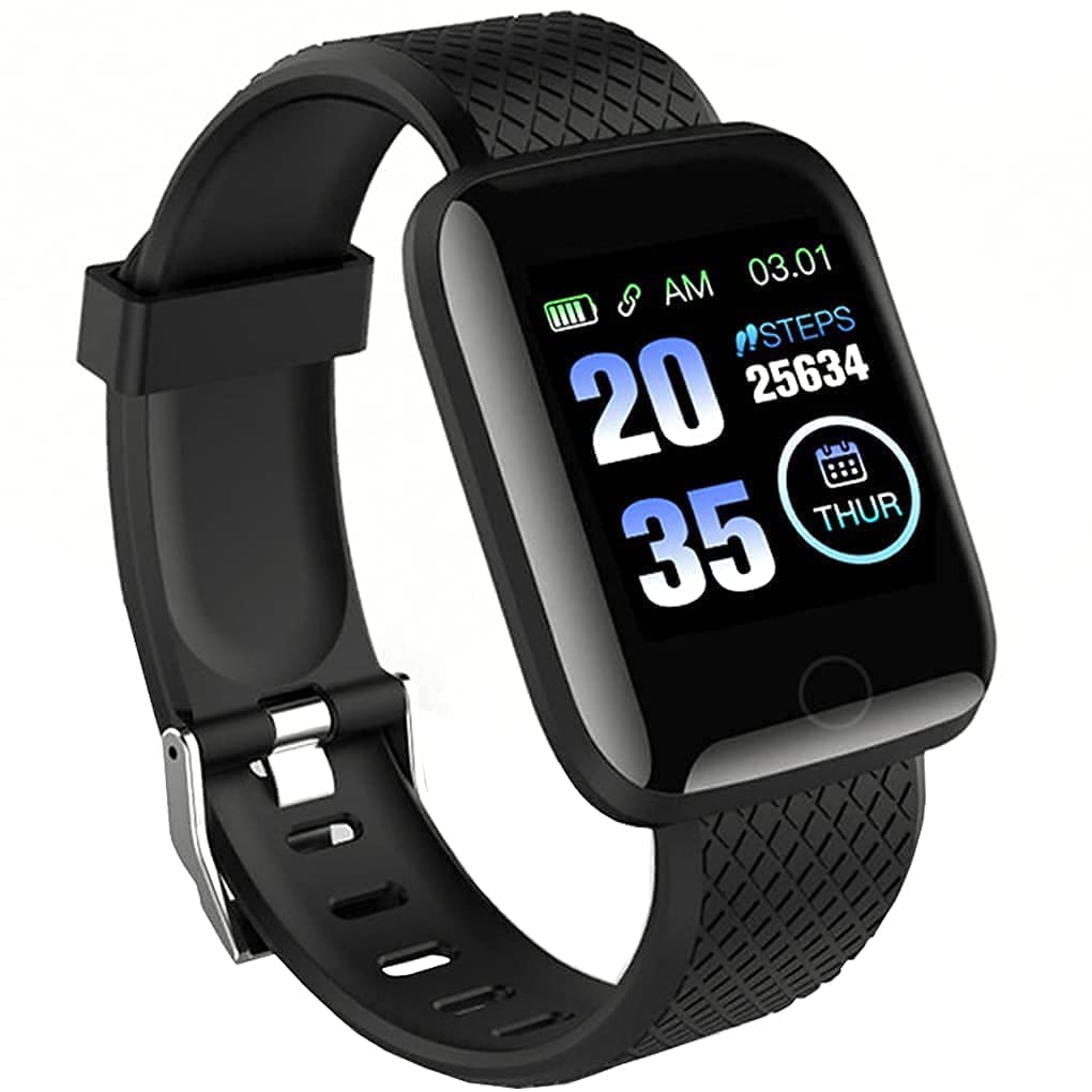 GameSir Smart Band with Multi-Feature Monitor Activity Tracking Sleep Monitor Step Counter Lightweight Fitness Band for Men, Women, Kids, Boy & Girls Smartband Mini Smart Watch (D115)