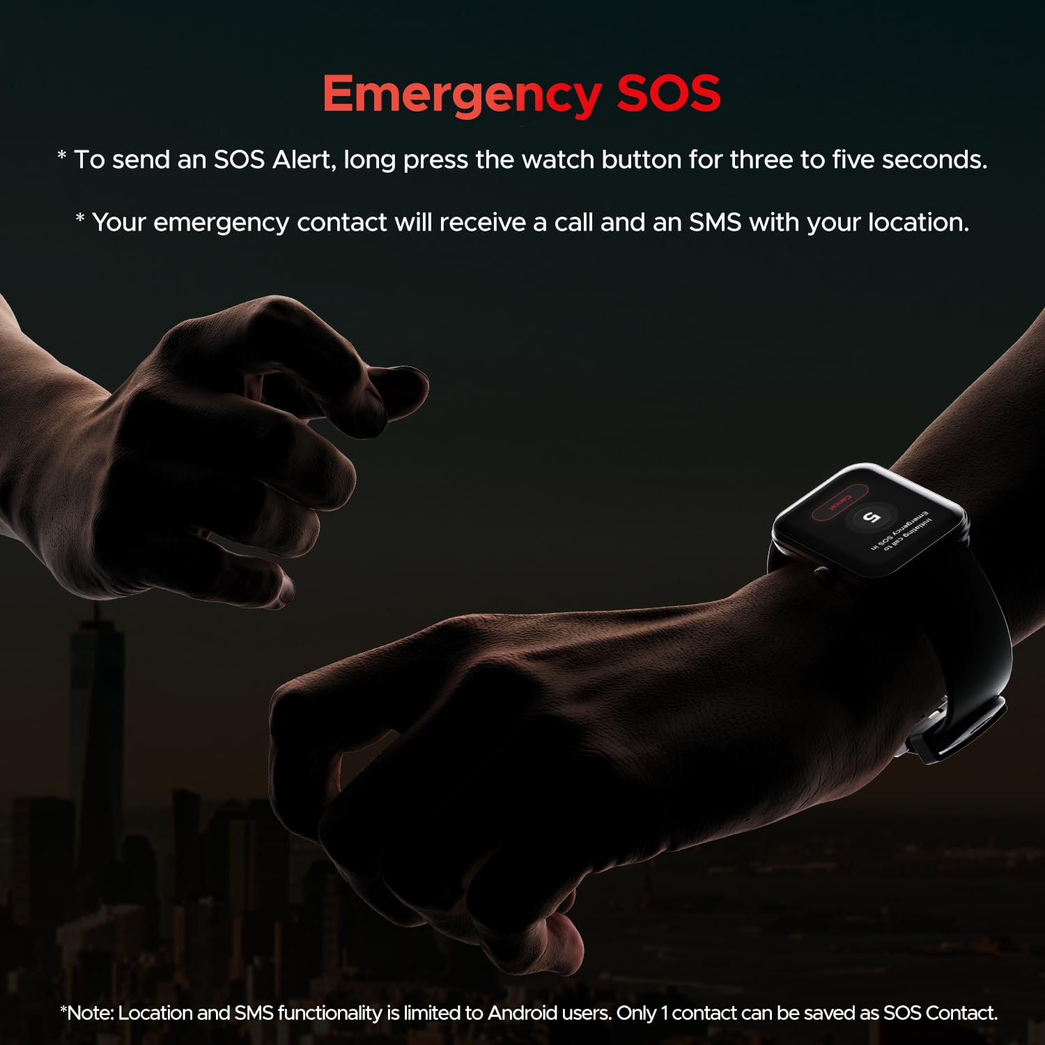 Boat Storm Call 3 w/Turn-by-Turn Navigation, 1.83" (4.6 cm) HD Display, Bluetooth Calling, Crest+ OS, QR Tray, Watch Face Studio, Coins, Emergency SOS Smart Watch for Men & Women(Active Black)