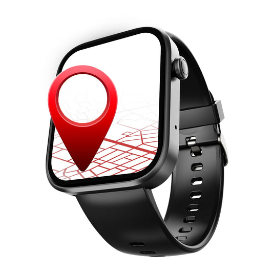Boat Storm Call 3 w/Turn-by-Turn Navigation, 1.83" (4.6 cm) HD Display, Bluetooth Calling, Crest+ OS, QR Tray, Watch Face Studio, Coins, Emergency SOS Smart Watch for Men & Women(Active Black)