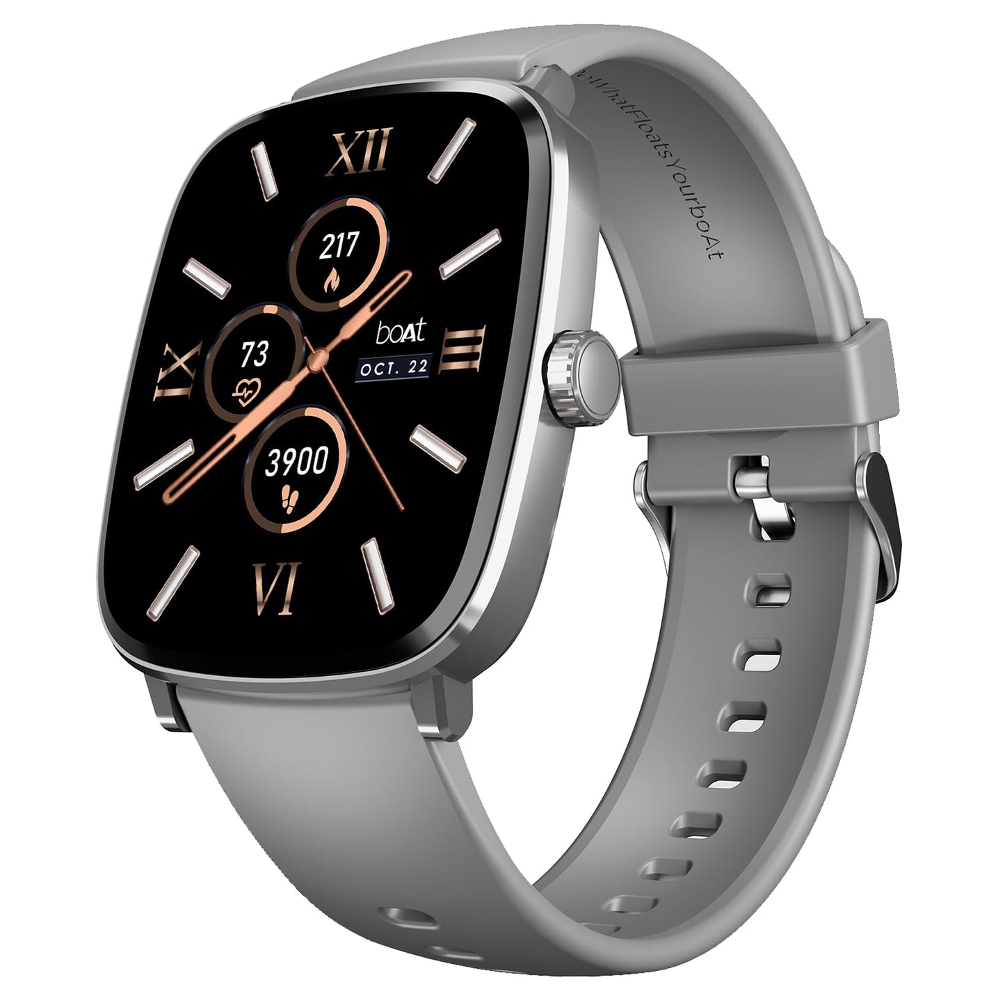 Boat Storm Call 3 w/Turn-by-Turn Navigation, 1.83" (4.6 cm) HD Display, Bluetooth Calling, Crest+ OS, QR Tray, Watch Face Studio, Coins, Emergency SOS Smart Watch for Men & Women(Active Black)