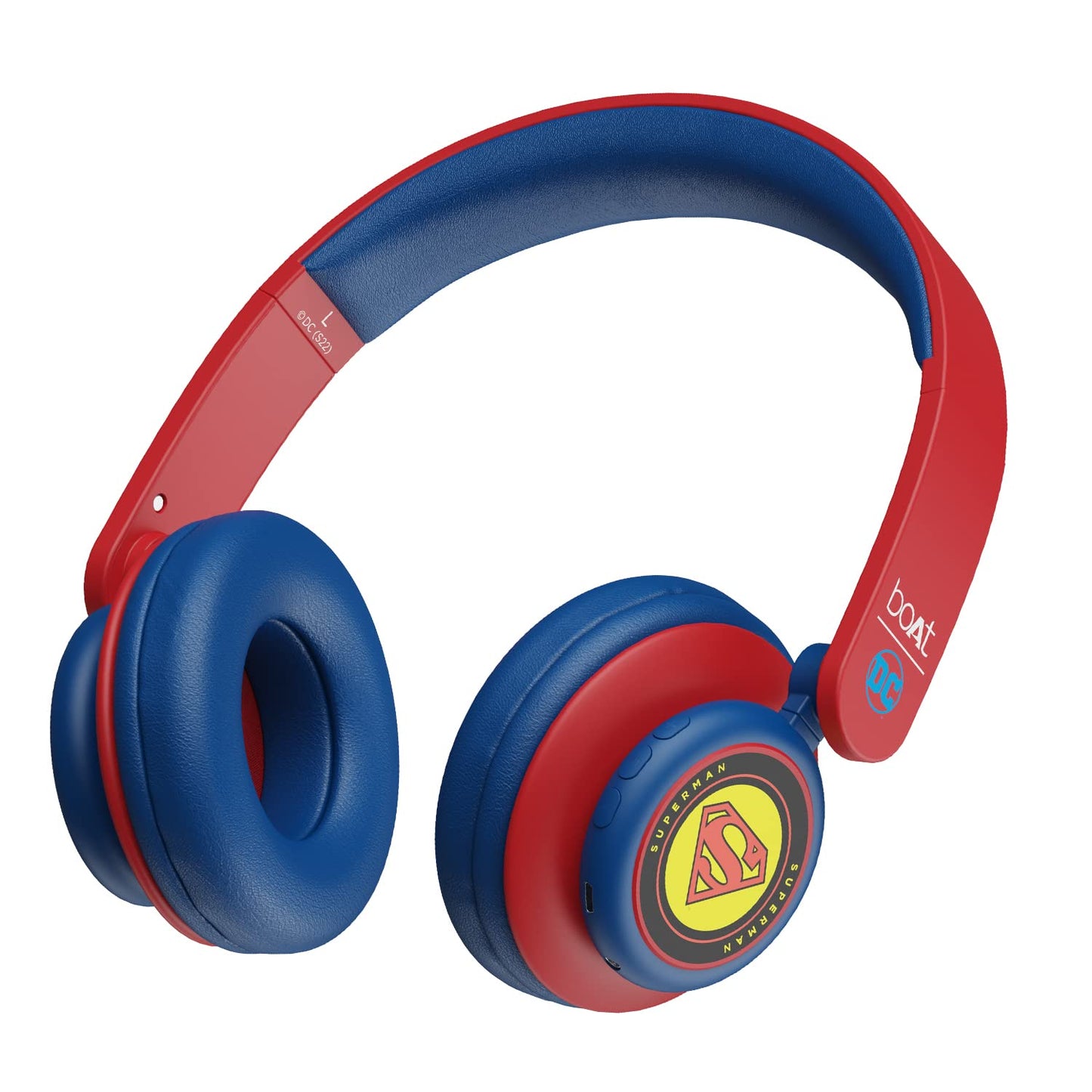boAt Rockerz 450, 15 HRS Battery, 40mm Drivers, Padded Ear Cushions, Integrated Controls, Dual Modes, On Ear Bluetooth Headphones, Wireless Headphone with Mic (Luscious Black)