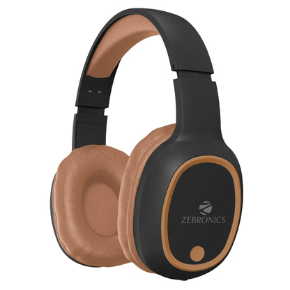 ZEBRONICS Thunder Bluetooth 5.3 Wireless Over Ear Headphones with 60H Backup, Gaming Mode, Dual Pairing, Enc, Aux, Micro Sd, Voice Assistant, Comfortable Earcups, Call Function (Teal Green)