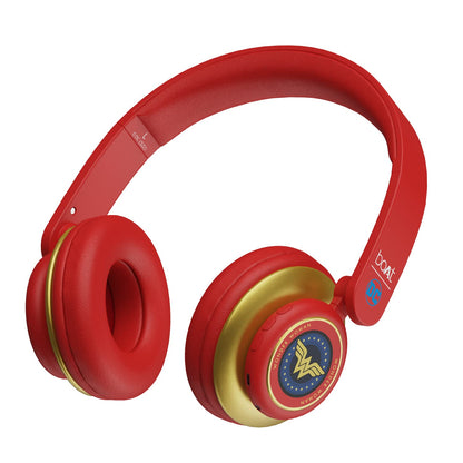 boAt Rockerz 450, 15 HRS Battery, 40mm Drivers, Padded Ear Cushions, Integrated Controls, Dual Modes, On Ear Bluetooth Headphones, Wireless Headphone with Mic (Luscious Black)