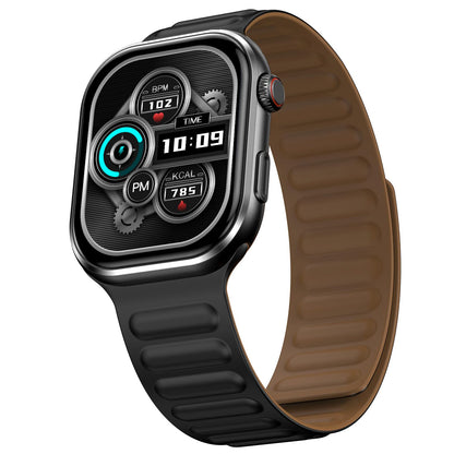 Fire-Boltt Brillia Smart Watch with 51.3mm (2.02 inch) AMOLED Display, Bluetooth Calling, SpO2, Heart Rate Monitoring, 120+ Sports Modes (Brillia, Black)