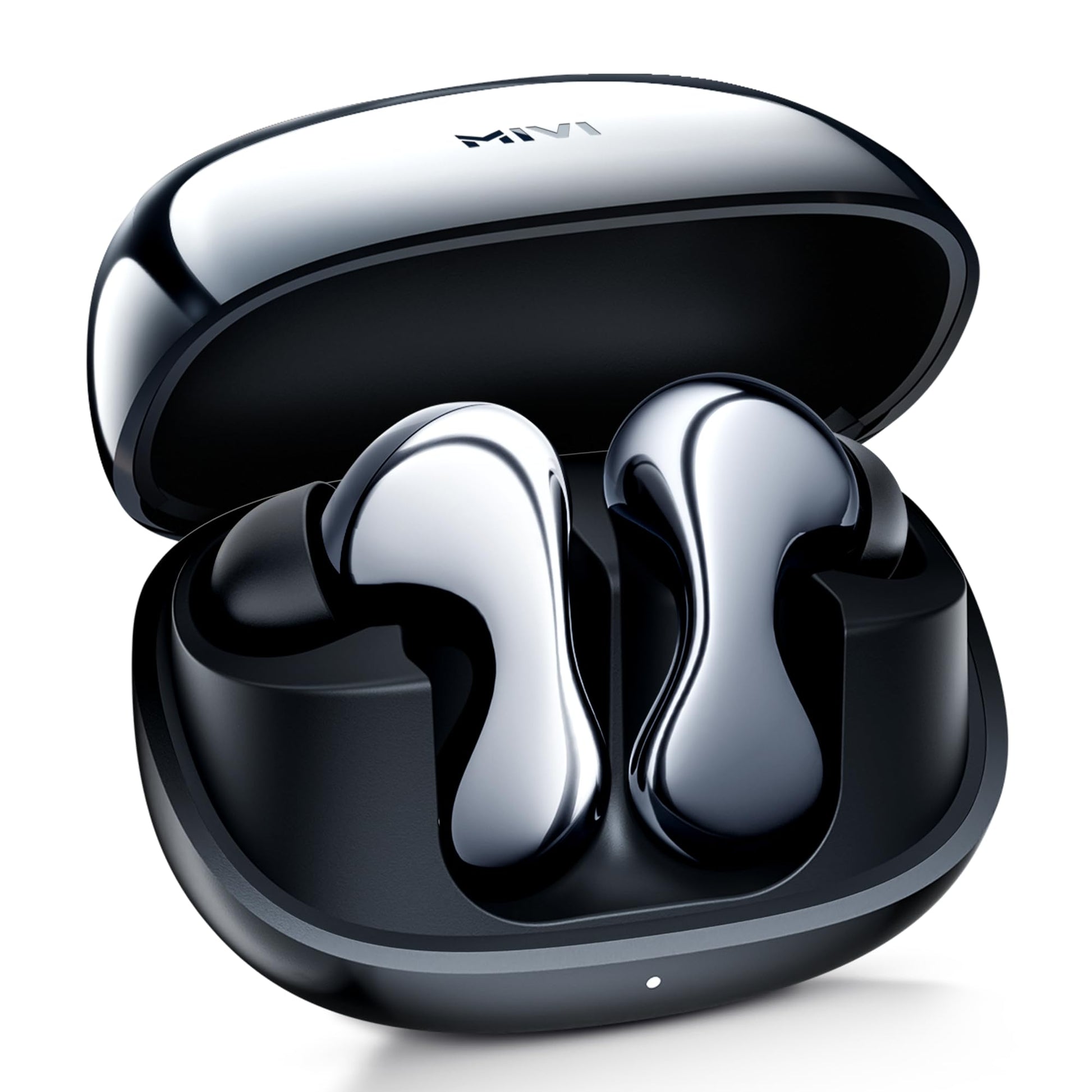 Mivi SuperPods Halo [Flagship Launch], 35dB ANC Active Noise Cancellation in Ear Ear Buds Wireless, Spatial Audio, 60HRS Battery,13mm Drivers, IPX4, v5.4 Bluetooth Earbuds with Mic