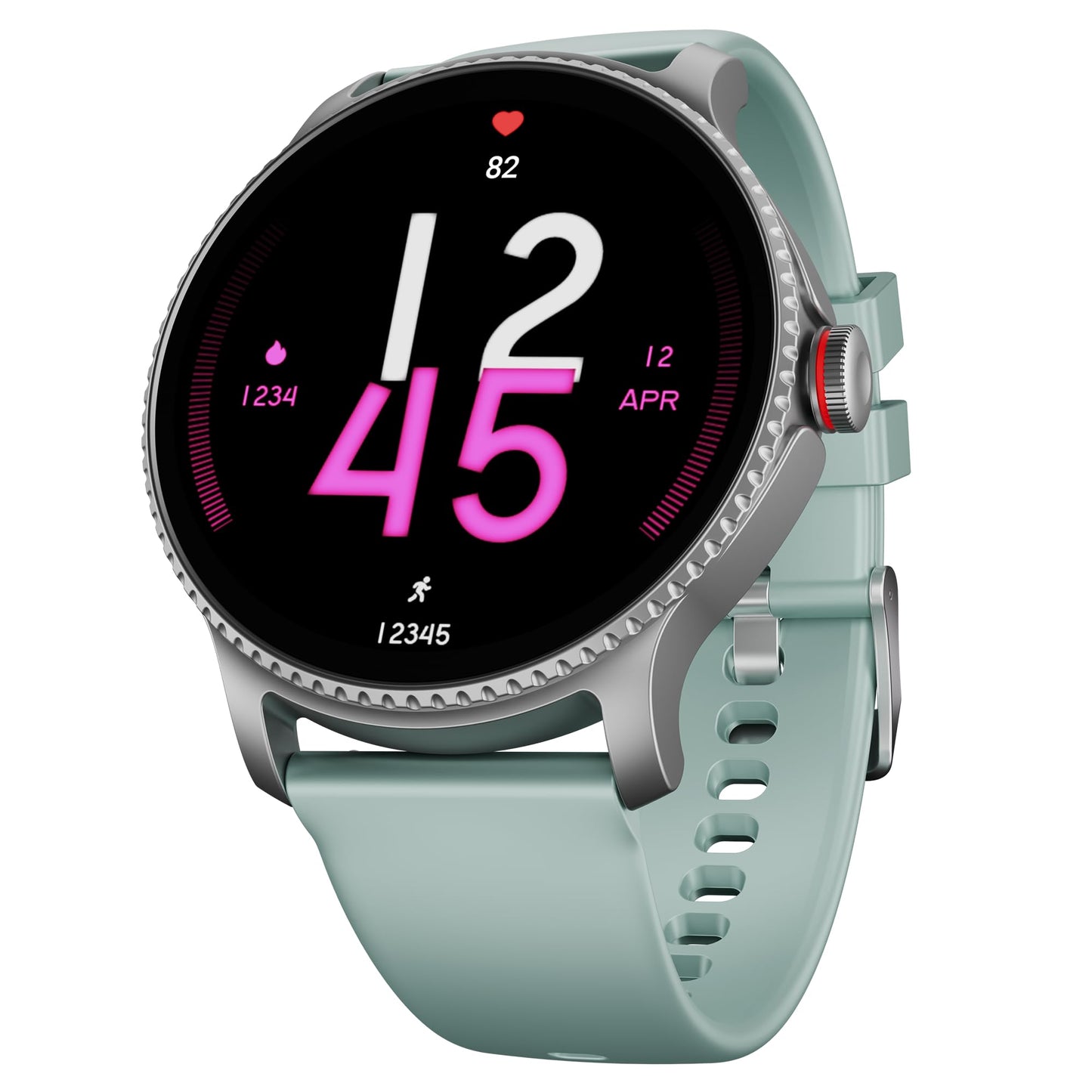 boAt Lunar Discovery w/ 1.39" (3.5 cm) HD Display, Turn-by-Turn Navigation, DIY Watch Face Studio, Bluetooth Calling, Emergency SOS, QR Tray, Smart Watch for Men & Women(Active Black)