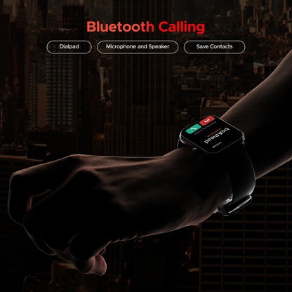 Boat Storm Call 3 w/Turn-by-Turn Navigation, 1.83" (4.6 cm) HD Display, Bluetooth Calling, Crest+ OS, QR Tray, Watch Face Studio, Coins, Emergency SOS Smart Watch for Men & Women(Active Black)