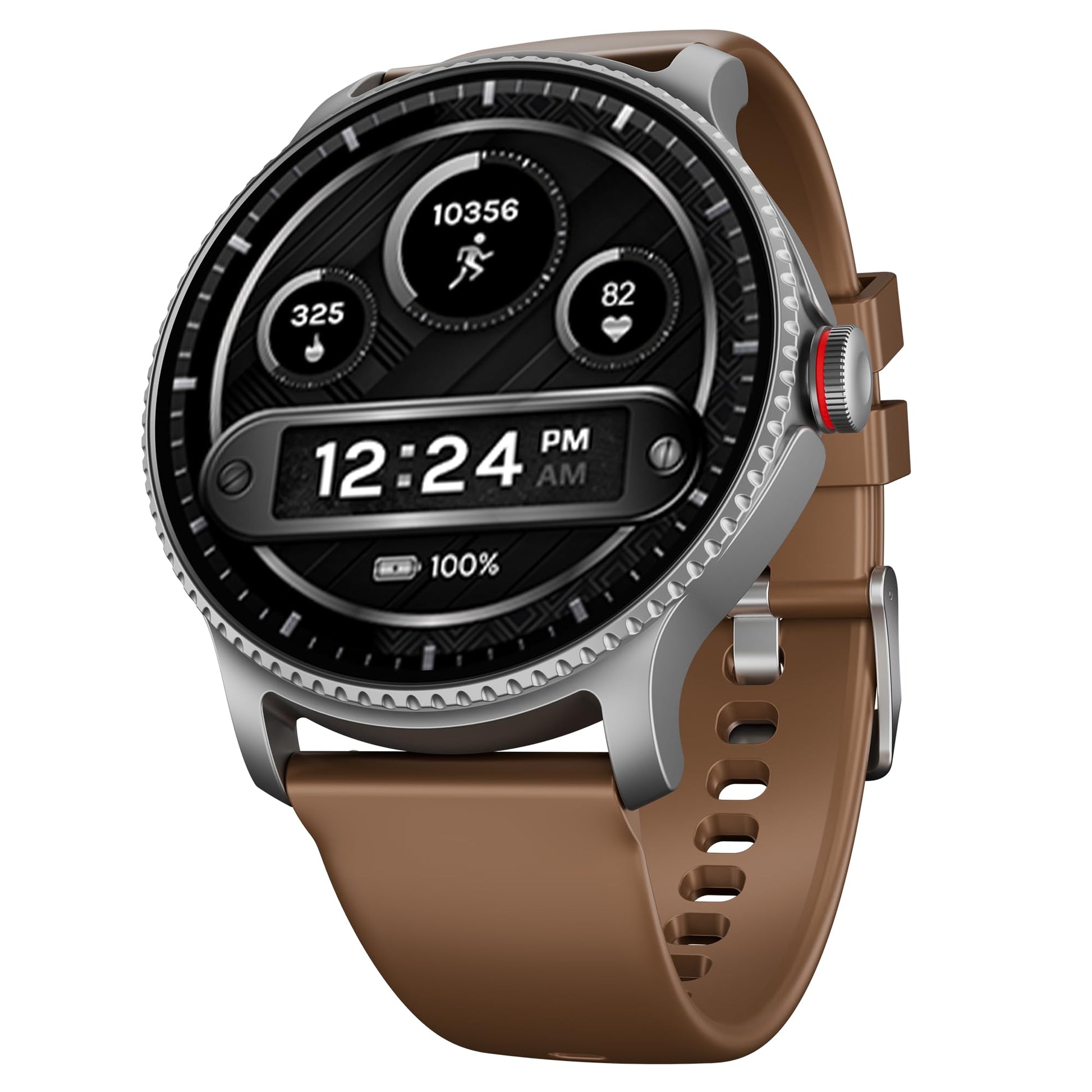 boAt Lunar Discovery w/ 1.39" (3.5 cm) HD Display, Turn-by-Turn Navigation, DIY Watch Face Studio, Bluetooth Calling, Emergency SOS, QR Tray, Smart Watch for Men & Women(Active Black)