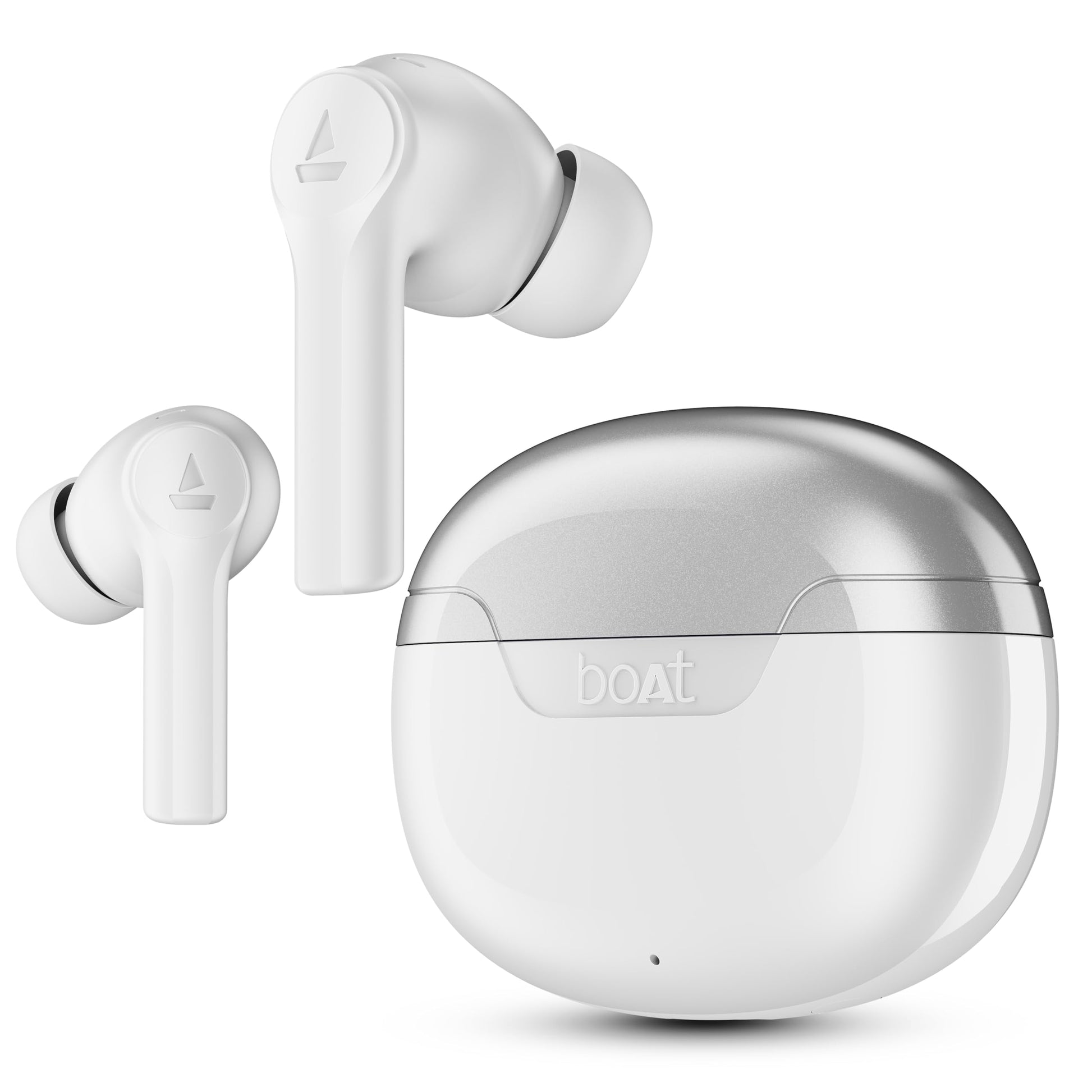 boAt Airdopes 300, Cinematic Spatial Audio, 50HRS Battery, 4Mic AI ENx, Fast Charge, App Support, Low Latency, IPX4, v5.3 Bluetooth Earbuds, TWS Ear Buds Wireless Earphones with mic (Gunmetal Black)