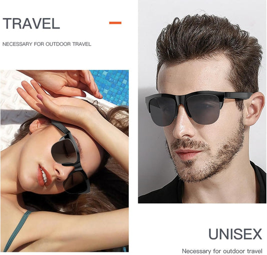 Calyrex Smart Glasses, Polarized Bluetooth Sunglasses, Built-in Mic & Speakers, Voice Assistant, UV Protection Audio Sun Glass