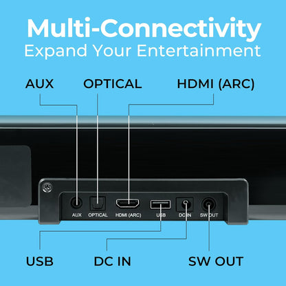 ZEBRONICS Juke BAR 3902 Soundbar with 140 Watts, HDMI (ARC), Optical, USB, AUX, Bluetooth v5.0, Virtual 5.1, Wall Mountable Design