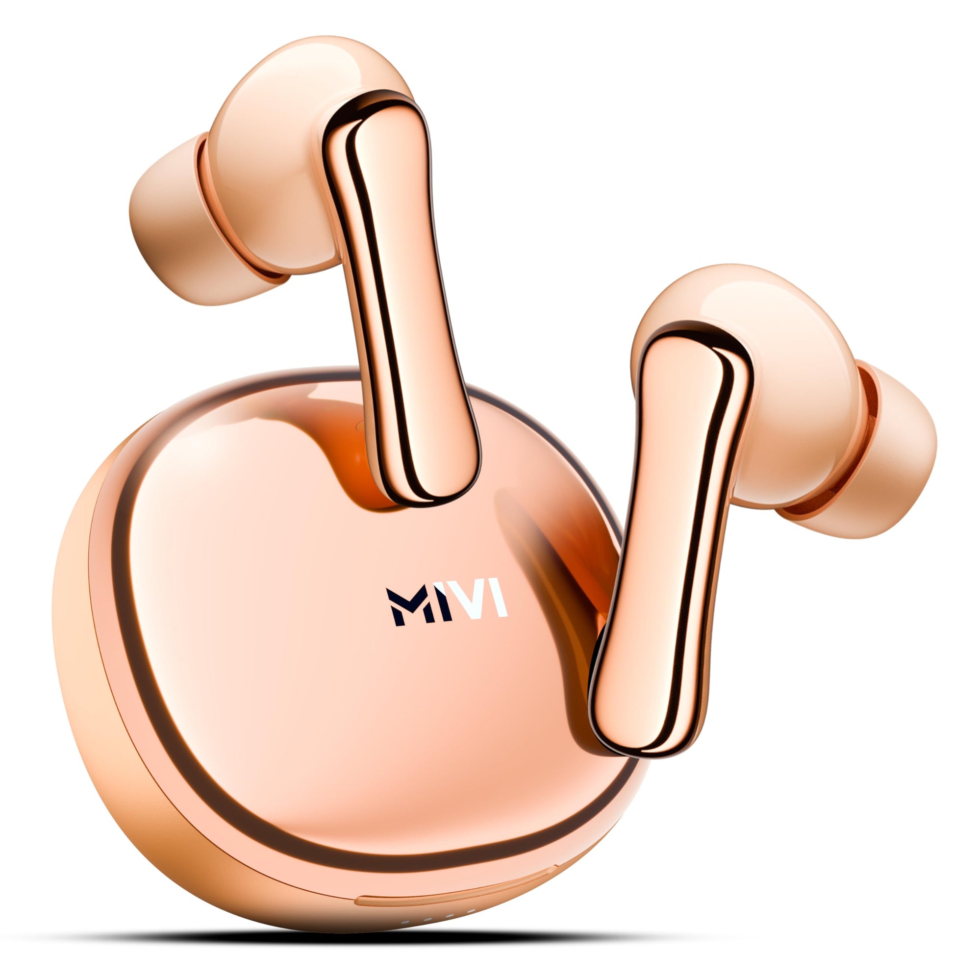 Mivi SuperPods Halo [Flagship Launch], 35dB ANC Active Noise Cancellation in Ear Ear Buds Wireless, Spatial Audio, 60HRS Battery,13mm Drivers, IPX4, v5.4 Bluetooth Earbuds with Mic