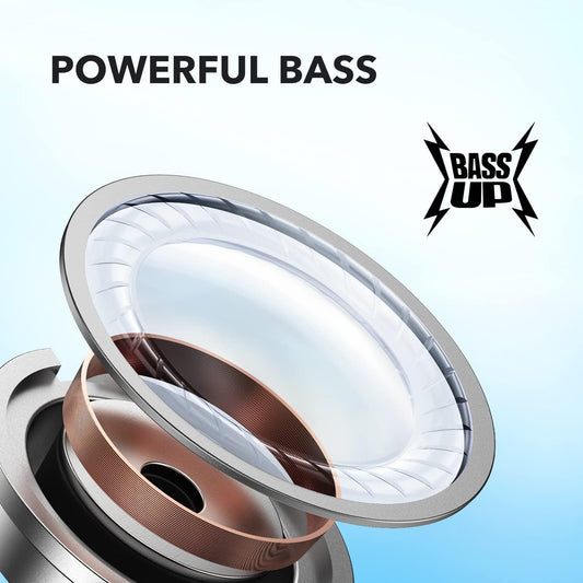 soundcore by Anker R50i VI True Wireless Earbuds, 10mm Drivers with Big Bass, Bluetooth 5.3, 30H Long Playtime, Water-Resistant, 2 Mics for AI Clear Calls, 22 Preset EQs, Customization via App
