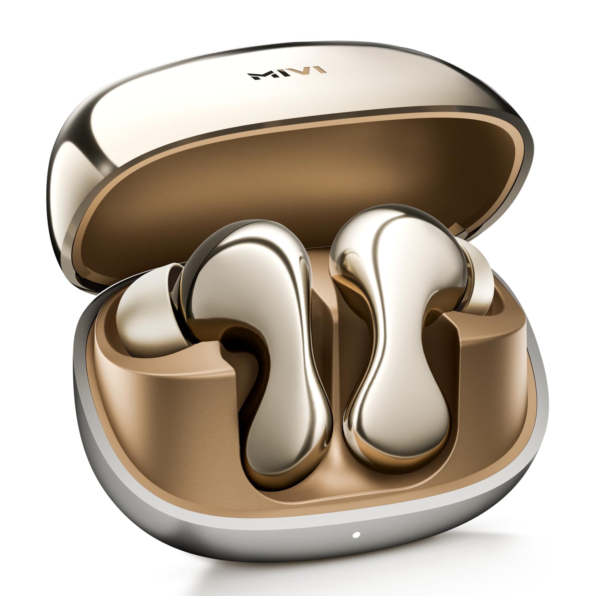 Mivi SuperPods Halo [Flagship Launch], 35dB ANC Active Noise Cancellation in Ear Ear Buds Wireless, Spatial Audio, 60HRS Battery,13mm Drivers, IPX4, v5.4 Bluetooth Earbuds with Mic