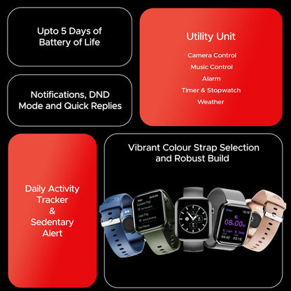 Boat Storm Call 3 w/Turn-by-Turn Navigation, 1.83" (4.6 cm) HD Display, Bluetooth Calling, Crest+ OS, QR Tray, Watch Face Studio, Coins, Emergency SOS Smart Watch for Men & Women(Active Black)