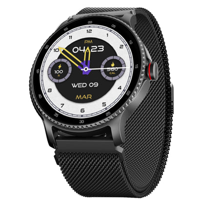 boAt Lunar Discovery w/ 1.39" (3.5 cm) HD Display, Turn-by-Turn Navigation, DIY Watch Face Studio, Bluetooth Calling, Emergency SOS, QR Tray, Smart Watch for Men & Women(Active Black)