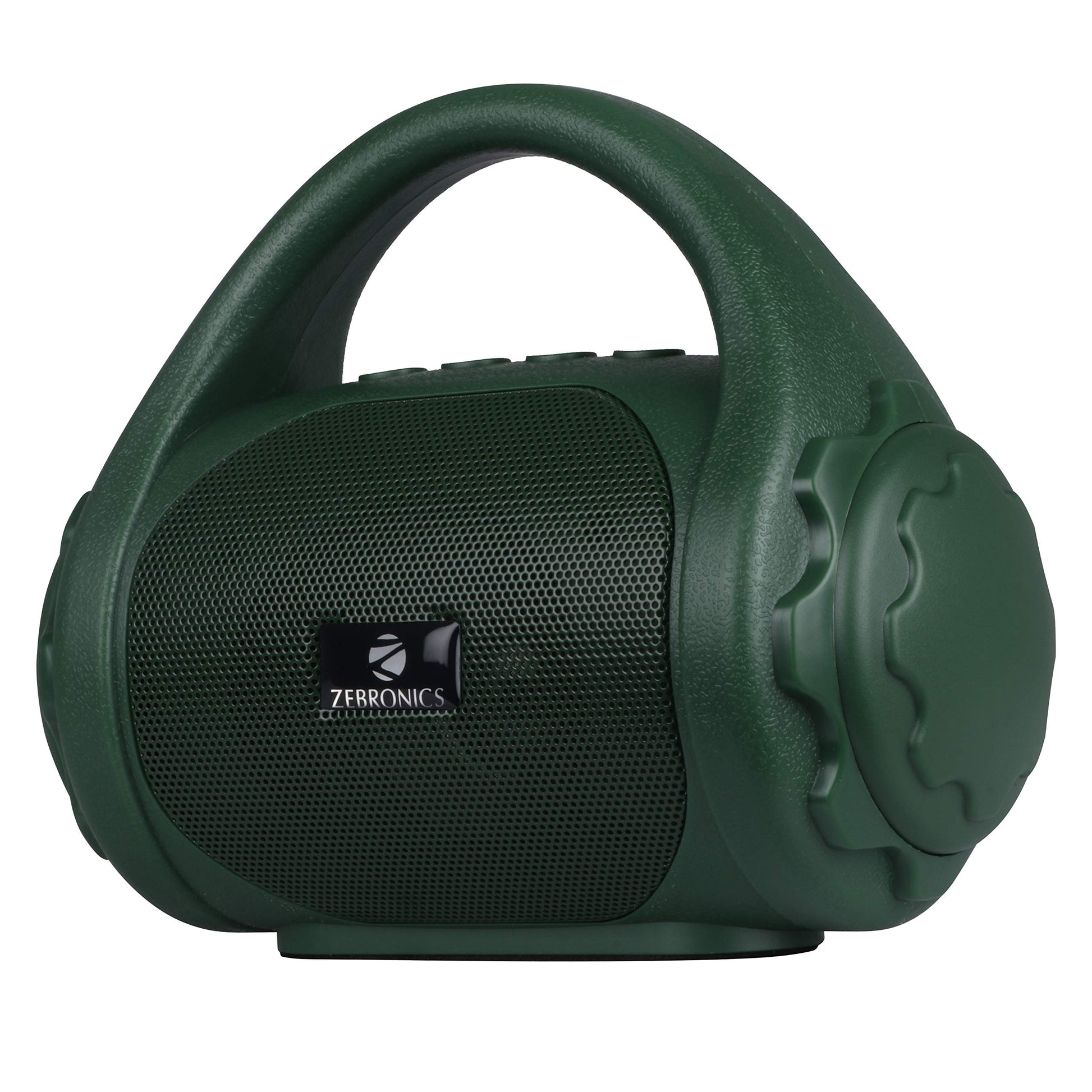 Zebronics ZEB-COUNTY 3W Wireless Bluetooth Portable Speaker With Supporting Carry Handle, USB, SD Card, AUX, FM & Call Function. (Black)