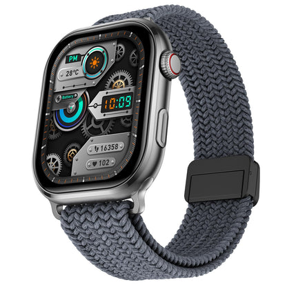 Fire-Boltt Brillia Smart Watch with 51.3mm (2.02 inch) AMOLED Display, Bluetooth Calling, SpO2, Heart Rate Monitoring, 120+ Sports Modes (Brillia, Black)