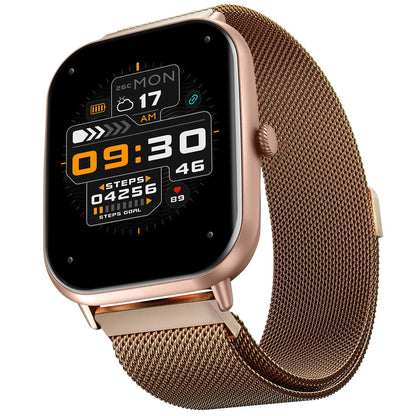 Fire-Boltt Ninja Call Pro Max Smart Watch 2.01 inch Display, Bluetooth Calling, 120+ Sports Modes, Health Suite, Voice Assistance (Black SS)