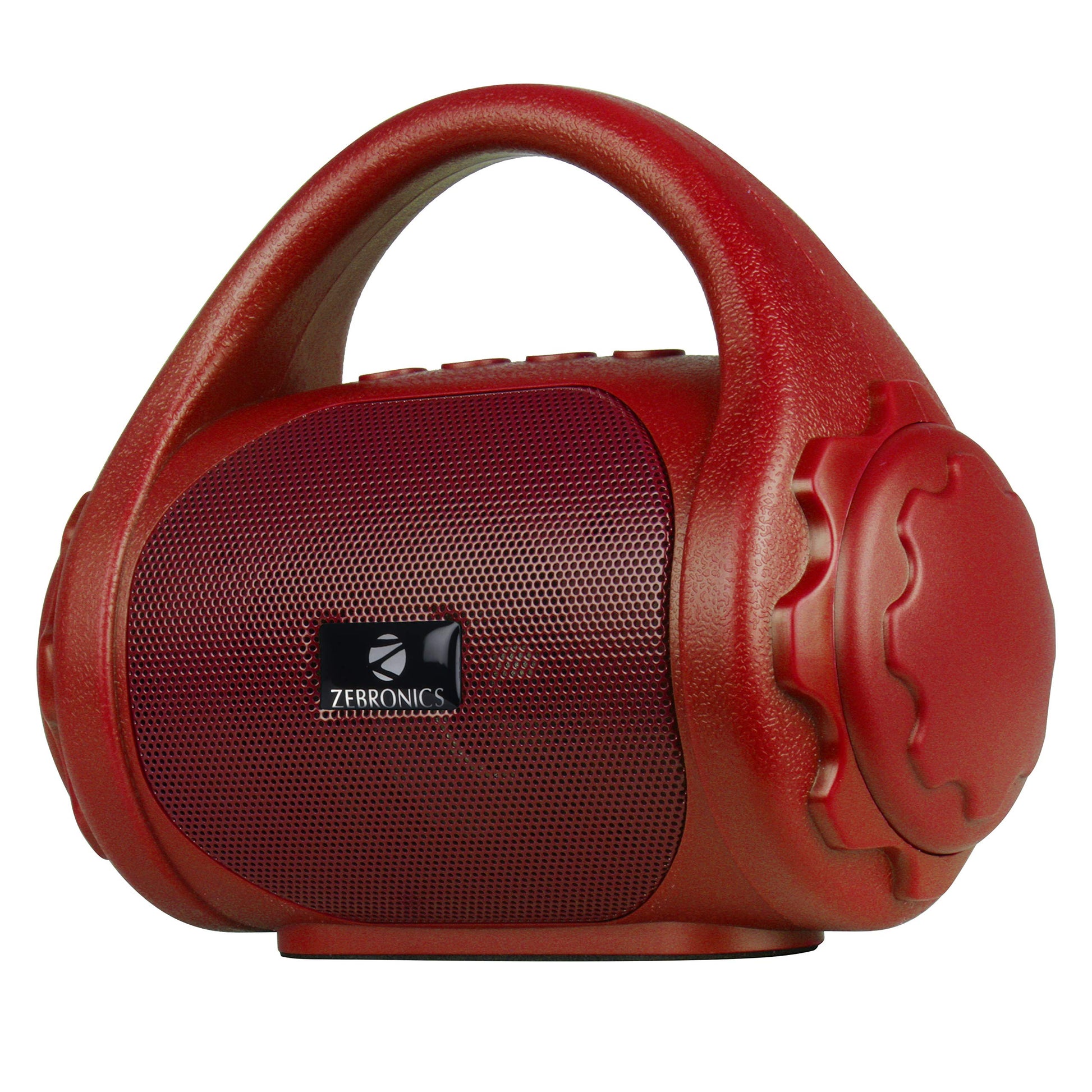 Zebronics ZEB-COUNTY 3W Wireless Bluetooth Portable Speaker With Supporting Carry Handle, USB, SD Card, AUX, FM & Call Function. (Black)